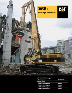 Верижни екскаватори Caterpillar 385 B L