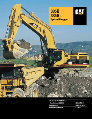Верижни екскаватори Caterpillar 385 B L
