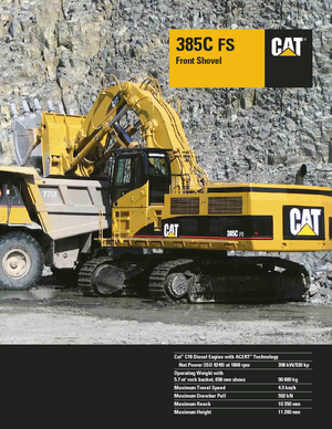 Верижни екскаватори Caterpillar 385C FS