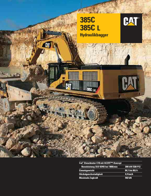 Верижни екскаватори Caterpillar 385C L