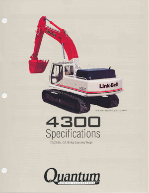Верижни екскаватори Link-Belt 4300