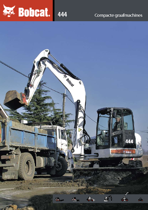 Верижни екскаватори Bobcat 444