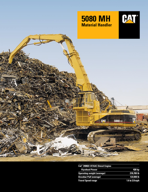 Верижни екскаватори Caterpillar 5080