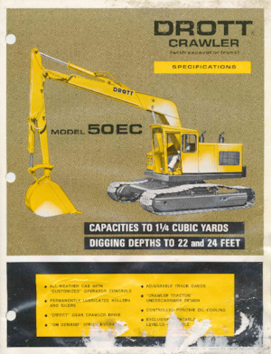 Верижни екскаватори Drott 50EC