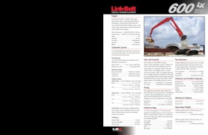 Верижни екскаватори Link-Belt 600 LX MH