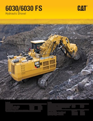 Верижни екскаватори Caterpillar 6030 FS