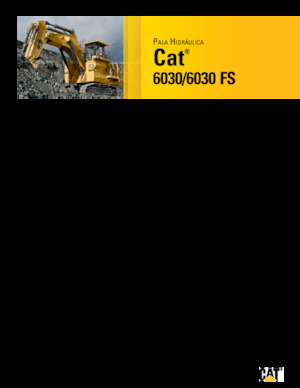 Верижни екскаватори Caterpillar 6030 FS