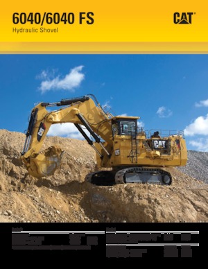 Верижни екскаватори Caterpillar 6040F S