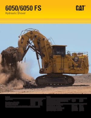 Верижни екскаватори Caterpillar 6050 FS