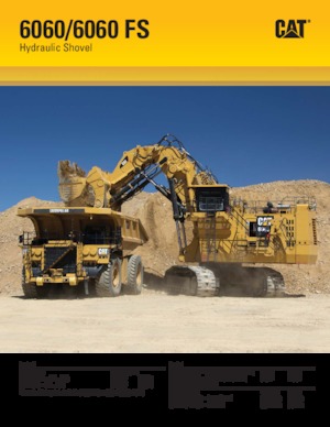 Верижни екскаватори Caterpillar 6060