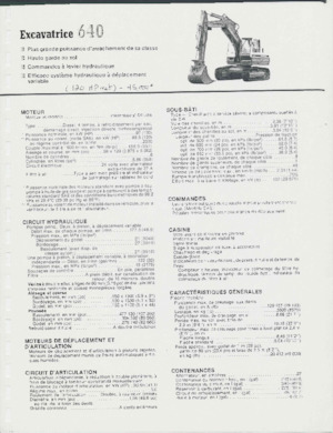 Верижни екскаватори International Harvester 640