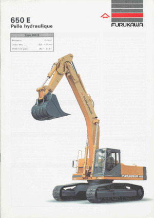 Верижни екскаватори Furukawa 650 E-LC