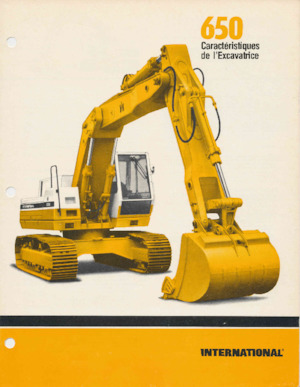 Верижни екскаватори International Harvester 650