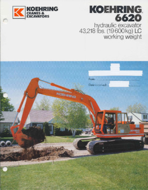 Верижни екскаватори Koehring 6620