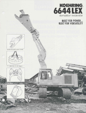 Щишки за ексаватори Koehring 6644 LEX