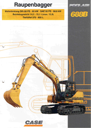 Верижни екскаватори Case Poclain 688 B CK