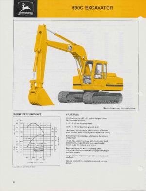 Верижни екскаватори John Deere Construction 690C