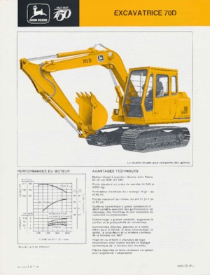 Верижни екскаватори John Deere Construction 70D