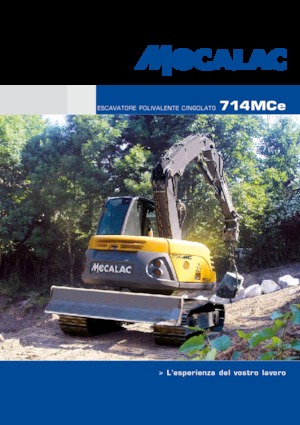 Верижни екскаватори Mecalac 714 MC e
