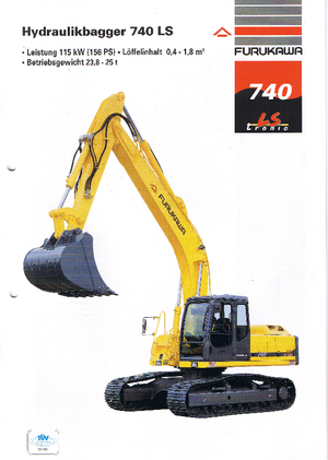 Верижни екскаватори Furukawa 740 LS-tronic
