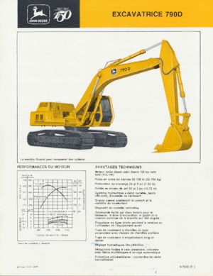 Верижни екскаватори John Deere Construction 790D
