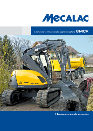 Верижни екскаватори Mecalac 8MCR