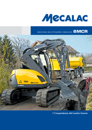 Верижни екскаватори Mecalac 8MCR