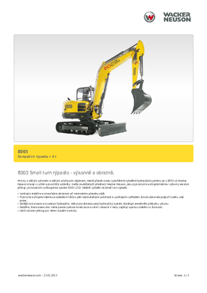 Верижни екскаватори Neuson 8003