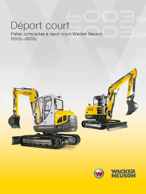 Верижни екскаватори Wacker Neuson 8003