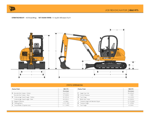 Верижни екскаватори JCB 8065 RTS