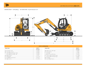 Верижни екскаватори JCB 8085 ZTS