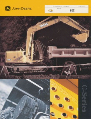 Верижни екскаватори John Deere Construction 80C