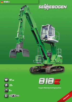 Щишки за ексаватори Sennebogen 818R E