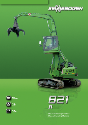 Верижни екскаватори Sennebogen 821 R