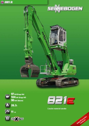 Щишки за ексаватори Sennebogen 821R E