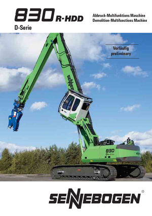 Верижни екскаватори Sennebogen 835 R-HD