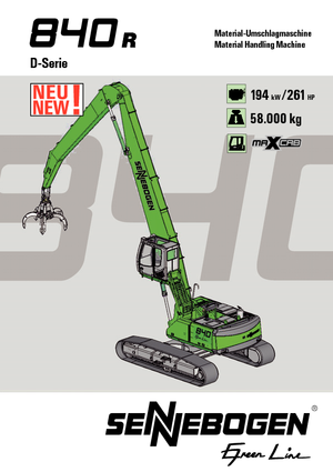 Верижни екскаватори Sennebogen 840 R-HD