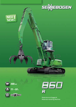 Верижни екскаватори Sennebogen 860 R-HD