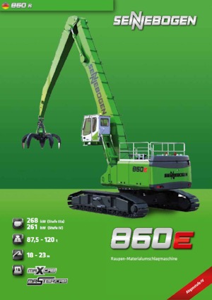 Щишки за ексаватори Sennebogen 860R E Hybrid