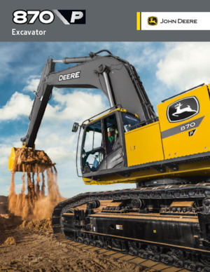 Верижни екскаватори John Deere Construction 870 P