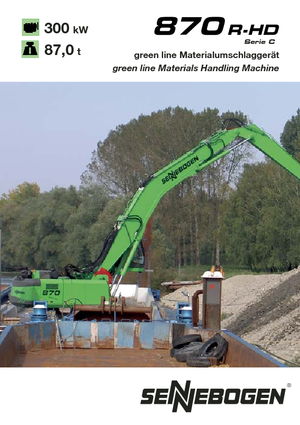 Верижни екскаватори Sennebogen 870 R-HD