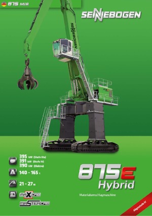 Щишки за ексаватори Sennebogen 875R E Hybrid