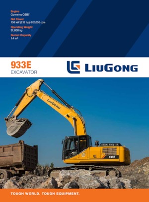 Верижни екскаватори Liugong 933E