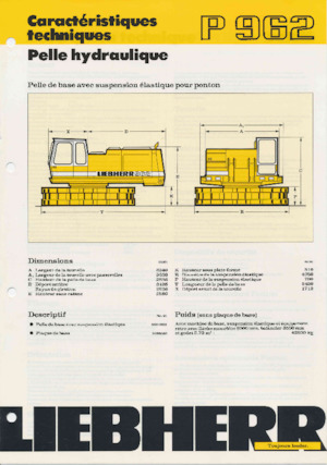 Верижни екскаватори Liebherr P 962