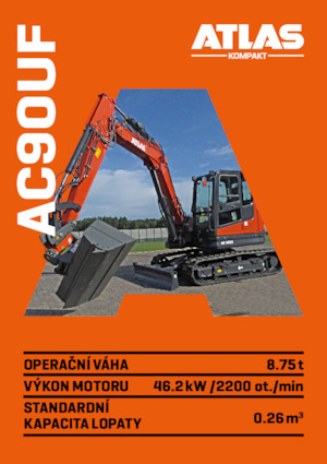 Верижни екскаватори Atlas Kompakt AC 90UF