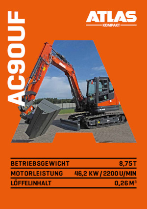 Верижни екскаватори Atlas Kompakt AC 90UF