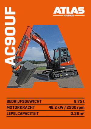 Верижни екскаватори Atlas Kompakt AC 90UF