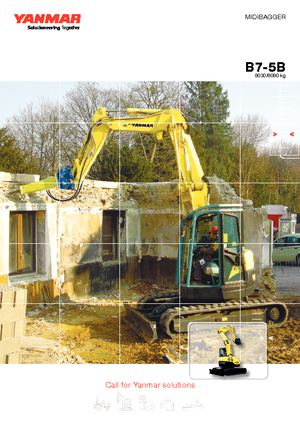 Верижни екскаватори Yanmar B 7 Sigma