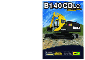 Верижни екскаватори Bell B140CDLC