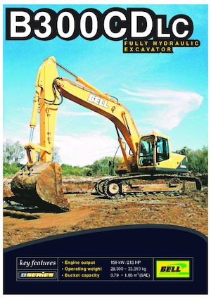 Верижни екскаватори Bell B300CDLC
